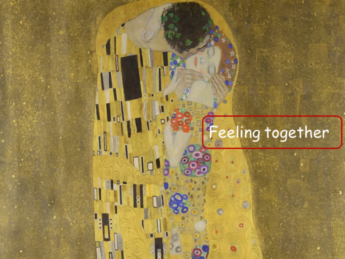 Affection is feeling together