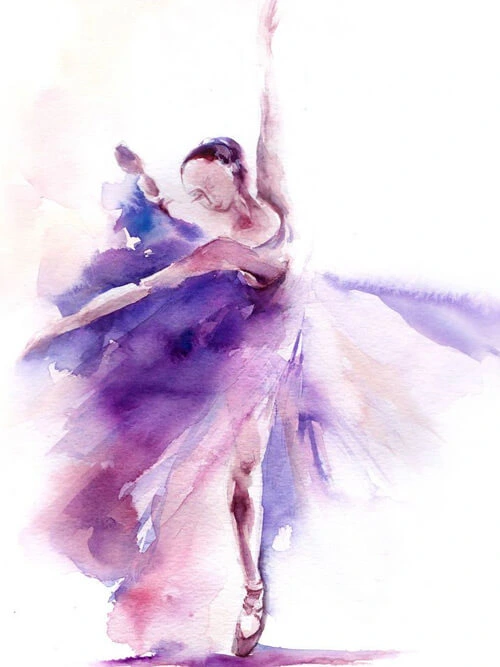 LoveMaze Watercolor Purple A