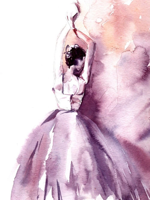 LoveMaze Watercolor Purple B