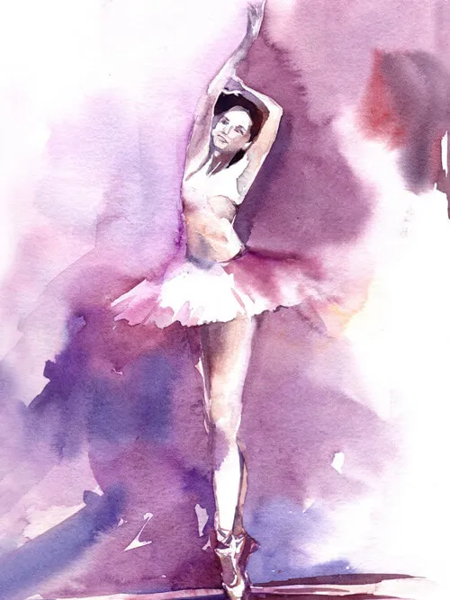 LoveMaze Watercolor Purple E